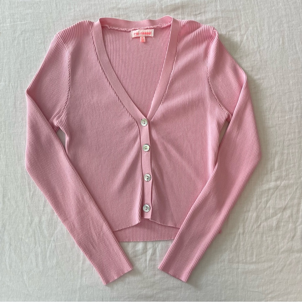 Ribbed cardigan size M
